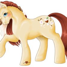 Схема вышивки «пони»