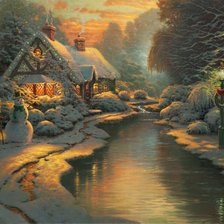 Схема вышивки «Зима»