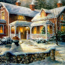 Схема вышивки «Новый год»