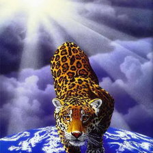 Схема вышивки «большие кошки»