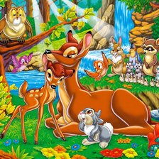 Схема вышивки «бемби»