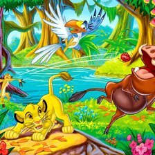 Схема вышивки «король лев»