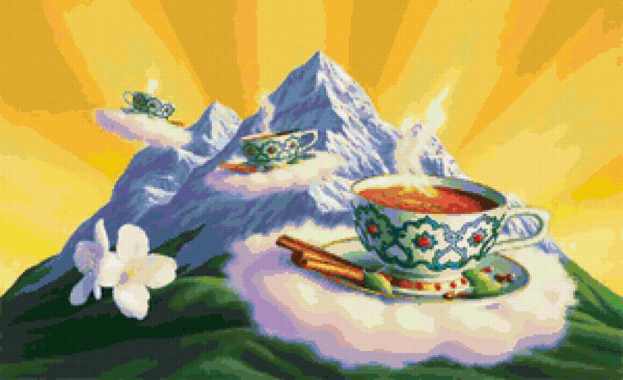 природа - чай, на кухню, горы - предпросмотр