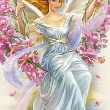 Схема вышивки «ангел»