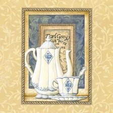 Схема вышивки «Приглашение к чаю»