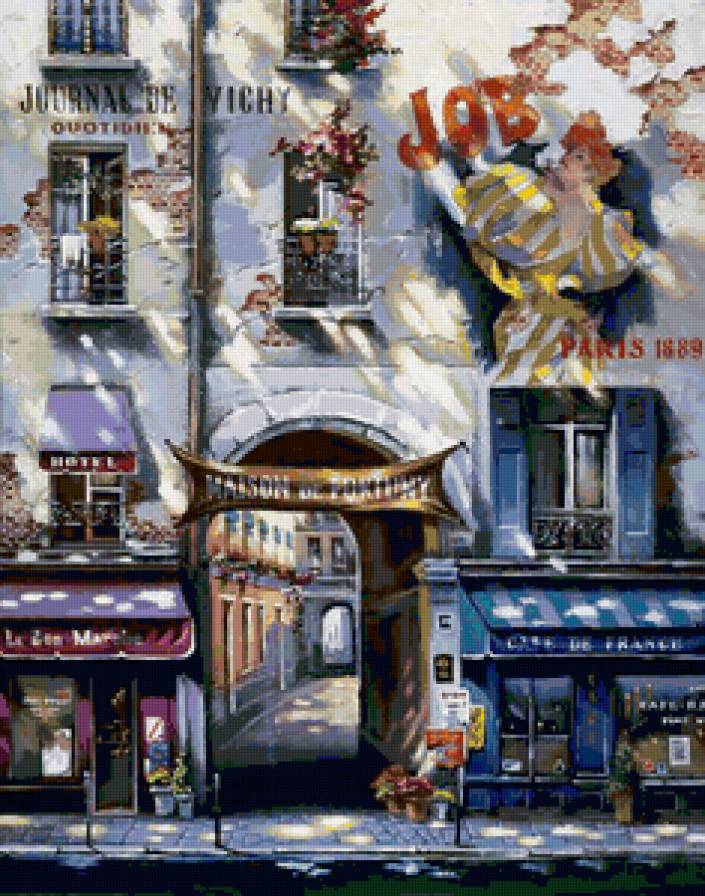 Франция - город, франция, улица - предпросмотр