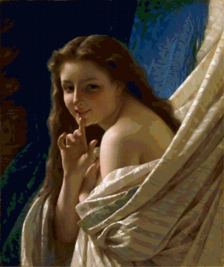 Портрет незнакомки - женщина, картина, портрет, девушка - предпросмотр