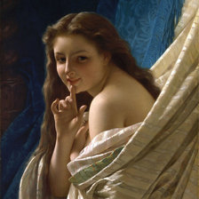 Схема вышивки «Портрет незнакомки»