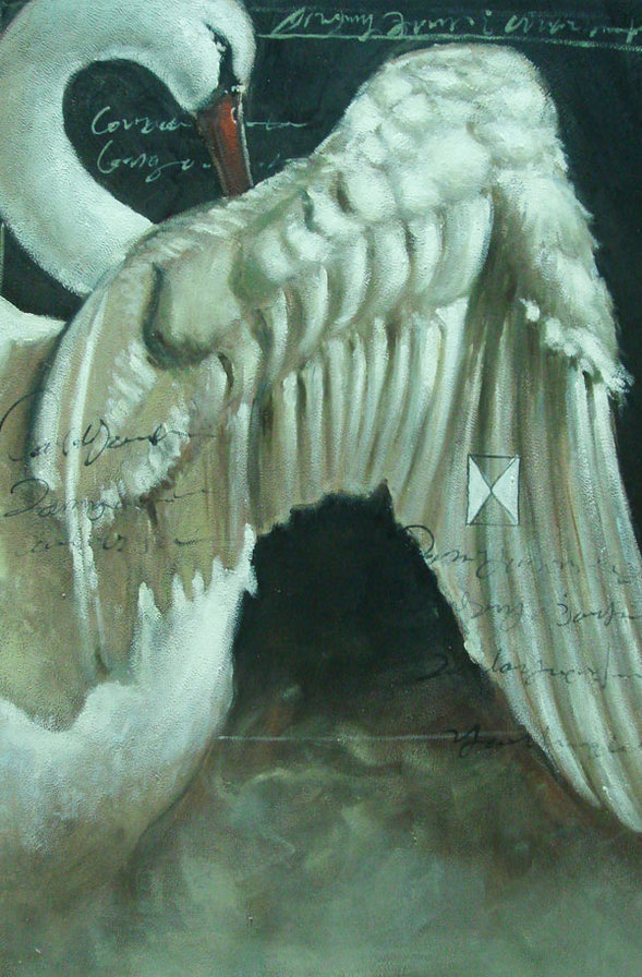 Серия "Птицы. Лебеди" - лебеди, птицы - оригинал