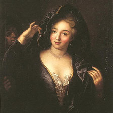 Схема вышивки «портрет девушки»