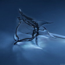 Схема вышивки «синее на синем»