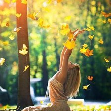 Схема вышивки «счастливая осень»