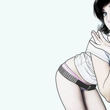 Схема вышивки «девчушка»