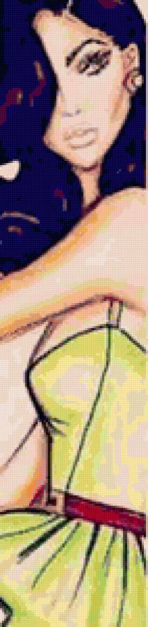 триптих-4ч - триптих, девушки, мода - предпросмотр