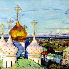 Схема вышивки «пейзаж»