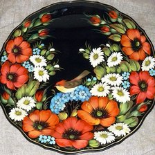 Схема вышивки «Сюжет для панно - подушки»