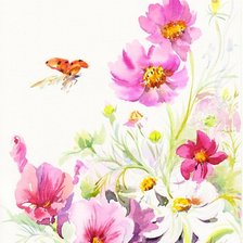 Схема вышивки «Нежные акварели»