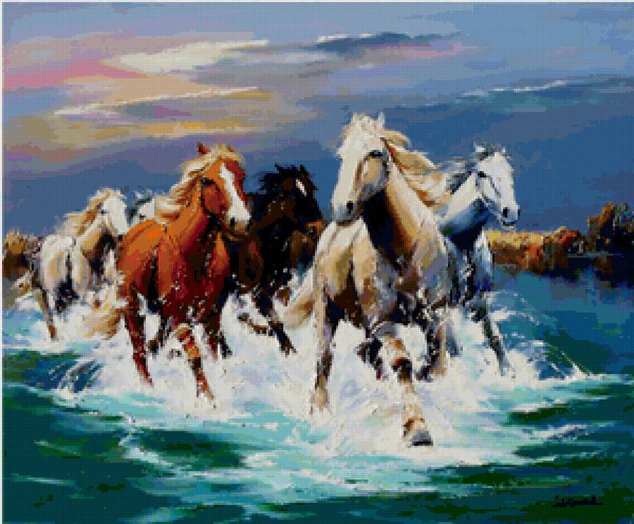 бегущие кони - кони - предпросмотр