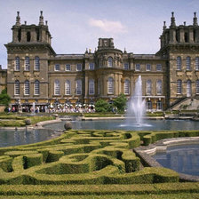 Схема вышивки «Замок в Англии»