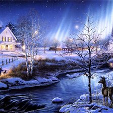 Схема вышивки «Рождество»