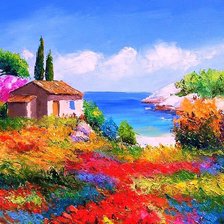 Схема вышивки «Лето»