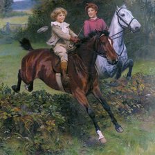 Схема вышивки «скачки»