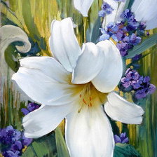 Схема вышивки «цветы»