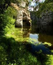 Скальный каньон на реке Горный Тикич