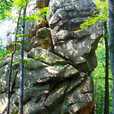 Схема вышивки «Скалы Довбуша»