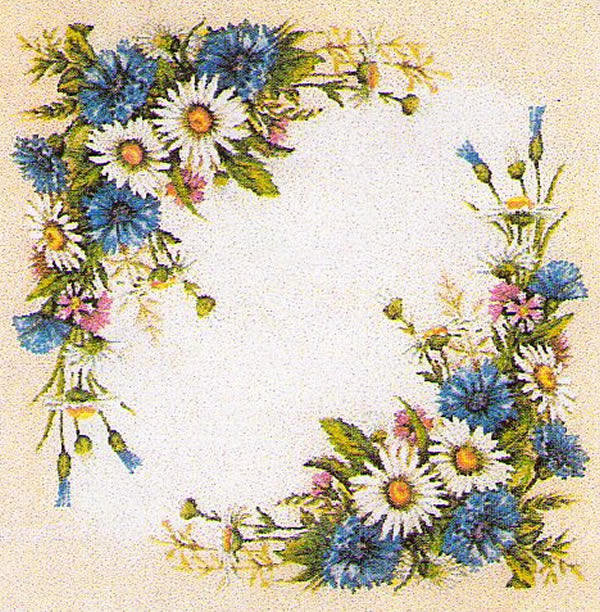 Салфетка - цветы, салфетка - оригинал