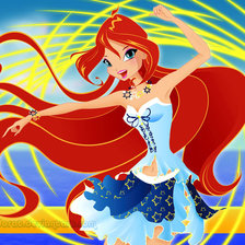 Схема вышивки «Блум Винкс»