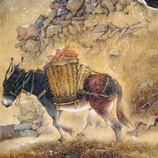 Схема вышивки «Ослик»