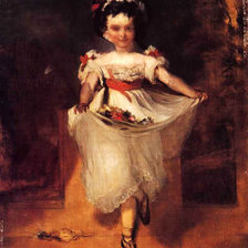 Схема вышивки «Девочка»