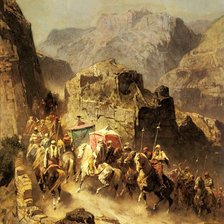 Схема вышивки «Переправа»