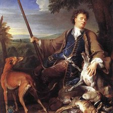 Схема вышивки «Охотник»