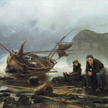 Схема вышивки «Нормандское море»