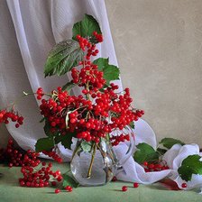 Схема вышивки «Букет калины красной»