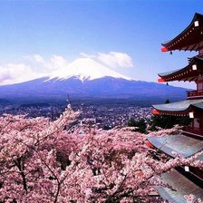 Схема вышивки «Гора Фудзи»