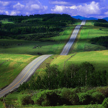 Схема вышивки «дорога»