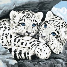 Схема вышивки «Тигрята»