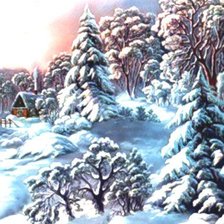 Схема вышивки «Зимняя сказка»