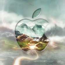 Схема вышивки «Яблоко»