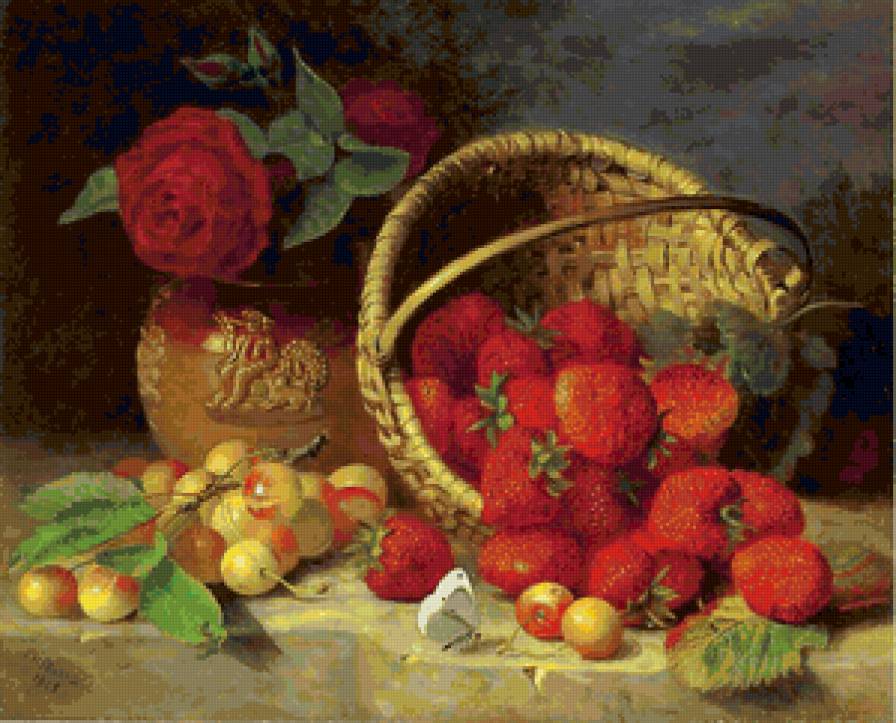 Натюрморт с фруктами - натюрморт - предпросмотр