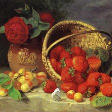 Схема вышивки «Натюрморт с фруктами»