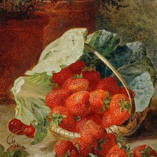 Схема вышивки «Клубника»