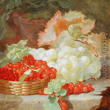 Схема вышивки «Натюрморт со смородиной»