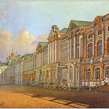 Схема вышивки «ФАСАД БОЛЬШОГО ЦАРСКОСЕЛЬСКОГО ДВОРЦА»