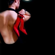 Схема вышивки «девушка»