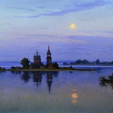 Схема вышивки «пейзаж»