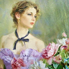 Схема вышивки «Портрет»